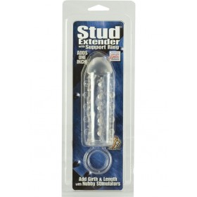 Stud Extender With Support Ring 5.5 Inch Clear