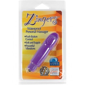 Zingers Personal Massager Waterproof Purple