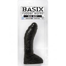 Basix Rubber Works Fat Boy Dong 10 Inch Black