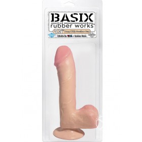 Basix Dong Suction Cup 7.5 Inch Flesh