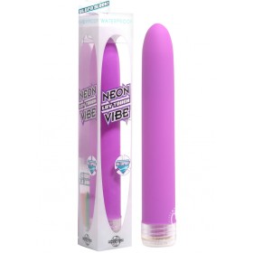 Neon Luv Touch Vibrator Waterproof 6.75 Inch Purple
