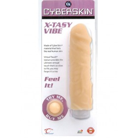 Cyberskin X Tasy Vibe 8 Inch Soft Natural