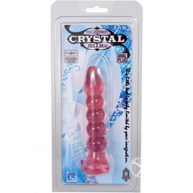Crystal Jellies Anal Plug 6 Inch Pink