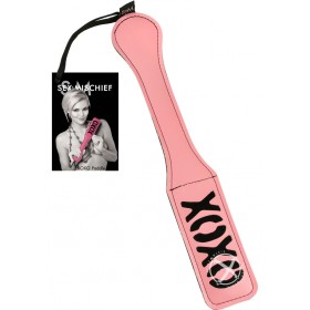 Sex And Mischief XOXO Paddle Pink 12 Inch