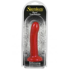 Sedeux Flare Silicone Dildo 5.75 Inch Red