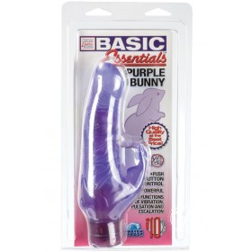 Basic Essentials Pink Bunny 10 Functions 5.5 Inch Purple