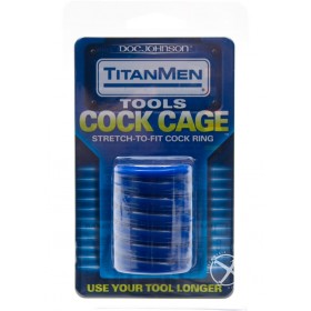 Titanmen Tools Cock Cage Blue