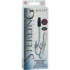Sterling Micro Size Velvet Cote Bullet w/ Plug In Jack