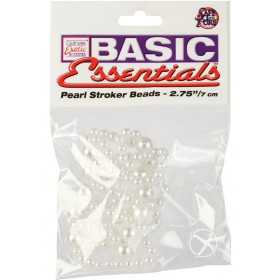 Basic Essentials Pear Stroker Beads Large 2.75 Inch White