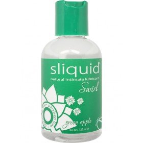 Sliquid Swirl Flavored Water Based Lubricant Green Apple Tart 4.2 oz