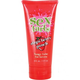 Sex Tarts Flavored Water Based Lube Strawberry Punch 6 Ounce