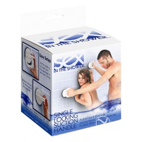 Sex In The Shower Single Locking Suction Handle White
