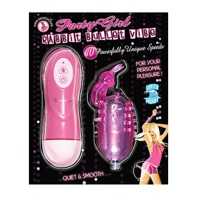 Party Girl Rabbit Bullet Vibe 10 Speed 2.5 Inch Pink