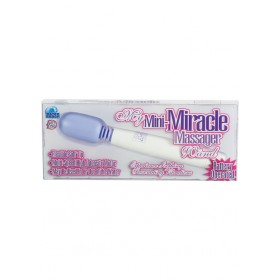 My Mini Miracle Massager Wand 7.75 Inch White w/ Purple