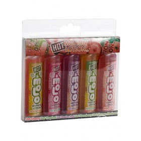 Hot Motion Lotion Flavored Water Based 1 oz Assorted 5 Per Pack
