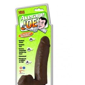 Average Joe Darnell The Fitness Instructor Dildo 7 Inch Brown