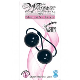 Wisper Collection Nen Wa Balls Waterproof Black