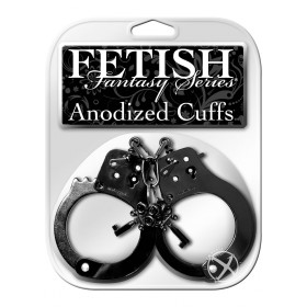 Fetish Fantasy Anodized Cuffs Black