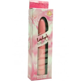 LADYS MOOD 7 INCH PLASTIC VIBRATOR PINK