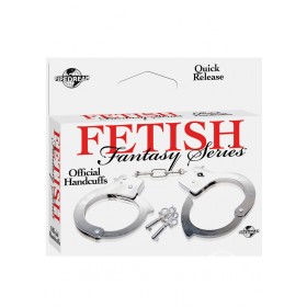 Fetish Fantasy Official Quick Release Handcuffs Silver