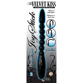 The Velvet Kiss Joy Stick w/ Flexible Spine 7 Inch Black