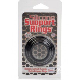 Silicone Support Rings Medium Large And Extra Large Black