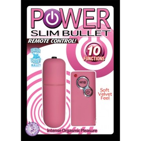 Power Slim Bullet Remote Control Waterproof 2.5 Inch Pink