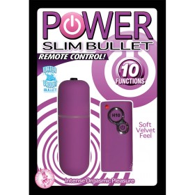Power Slim Bullet Remote Control Waterproof 2.5 Inch Purple