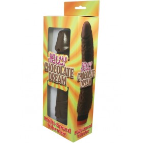 Jelly Chocolate Dream No 2 Vibrator 8 Inch Brown