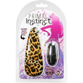 Primal Instinct Bullet With Leopard Remote