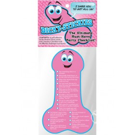Dicky Stickies Penis Shaped Notes