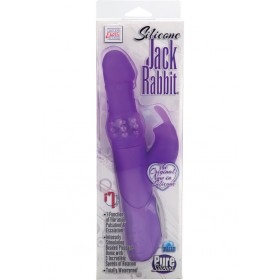Silicone Jack Rabbit Waterproof 5 Inch Purple