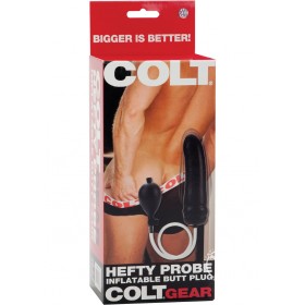 CalExotics Colt Hefty Probe Inflatable Butt Plug 6.5 Inch Black