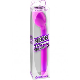 Neon Luv Touch Slender G Vibrator 7.25 Inch Purple