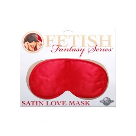 Fetish Fantasy Satin Love Mask Red