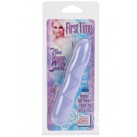 First Time Mini Power Swirl Vibrator 4.5 Inch Purple