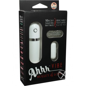Ahh Vibe Bullet Of Love Remote Control Bullet White
