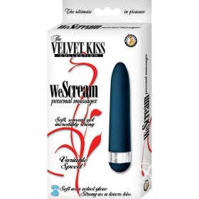 Velvet Kiss We Scream Personal Massager 5 Inch Black