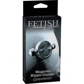 Fetish Fantasy Magnetic Nipple Clamps Silver Limited Edition