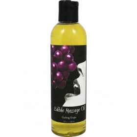 Edible Massage Oil Gusing Grape 8 Ounce