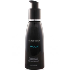 Wicked Aqua Water Based Lubricant Unscented 2 Ounce
