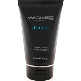 Wicked Jelle Water Based Anal Lubricant Unscented 4 Ounce