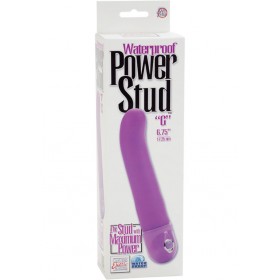 Power Stud G Vibrator Waterproof Purple 6.75 Inch
