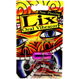 Lix Non Piercing Oral Vibrator Purple Amethyst