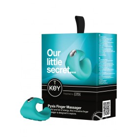 Key Pyxis Silicone Finger Massager Waterproof Robin Blue