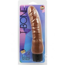 T Bone Vibrator Waterproof Brown