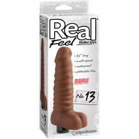 Real Feel Lifelike Toyz Number 13 Dong Brown 8.5 Inch