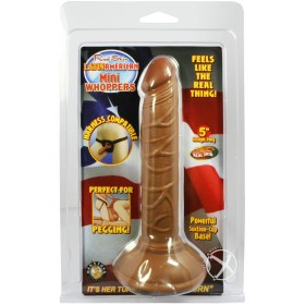 Real Skin Latin American Mini Whoppers Dong Brown 5 Inch