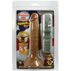 Real Skin Latin American Mini Whoppers Dong Brown 5 Inch