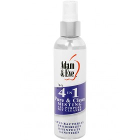 Adam & Eve 4 In 1 Pure & Clean Misting All Purpose Toy Cleaner 4 oz
